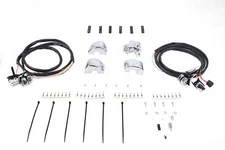 Handlebar Control Switch Housing Kit Chrome fits Harley Davidson