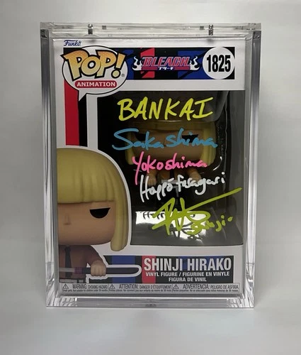 Funko POP! Animation: Bleach Shinji Hirako #1825 Signed By Roger Craig Smith EVA