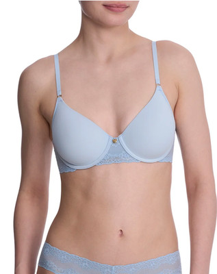 Natori 34D Bliss Perfection T-Shirt Bra 721154 NWOT Light Blue