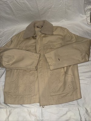 MENS LOUIS VUITTON MONOGRAM WORKWEAR DENIM JACKET Size56