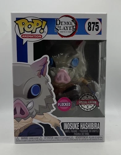 Demon Slayer Funko Pop Vinyl - Inosuke Hashibira #875 (Flocked)