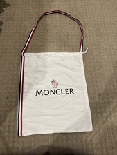 Moncler White Drawstring Dust bag W Shoulder ...