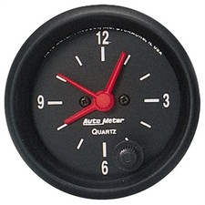 Autometer 2632 Z-series Quartz Clock Gauge 2-116 Inch Autometer 2632 Z-series Quartz Clock Gauge 2-116 Inch