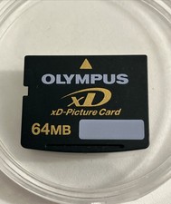 GENUINE Olympus 64MB xD-Picture Card Memory MXD64P3 Fits FujiFilm TESTED XD