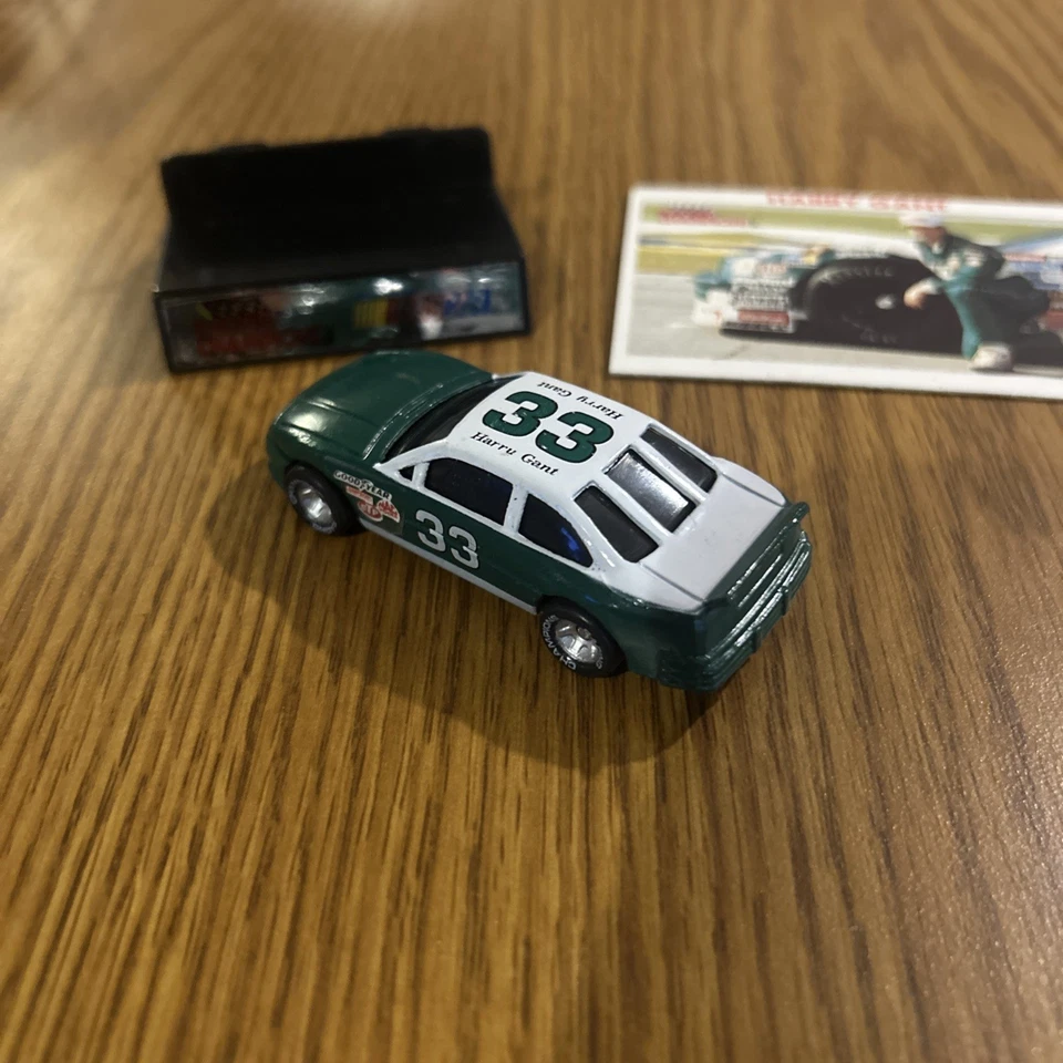 1990 Racing Champions #33 Harry Gant 1:64 NASCAR - In Plastic Case W/ Card&Base - Image 3 of 4