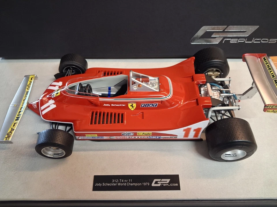 GP Replicas Ferrari 312 T4 #11 Jody Scheckter World Champion 1979 1/12 GP12-01A - Immagine 2 di 4