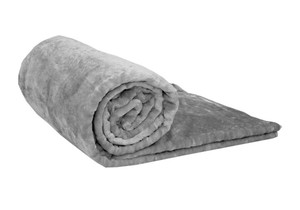 Gray Ombre Faux Fur Blanket & Shams from Pier 1 imports