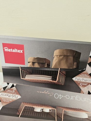 Cestello kanguro Copper 40cm Metaltex - Foto 2 di 5