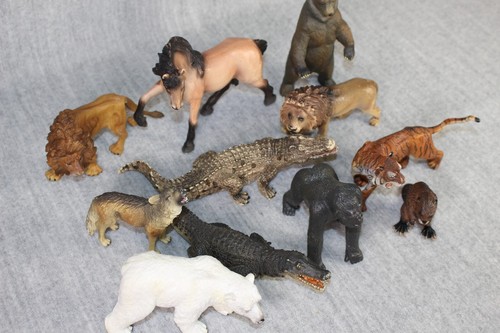 SCHLEICH Collect A Procon Papp Zoo Wildlife Figures Gorilla Tiger Mixed Lot 1999 - Bild 7 von 22