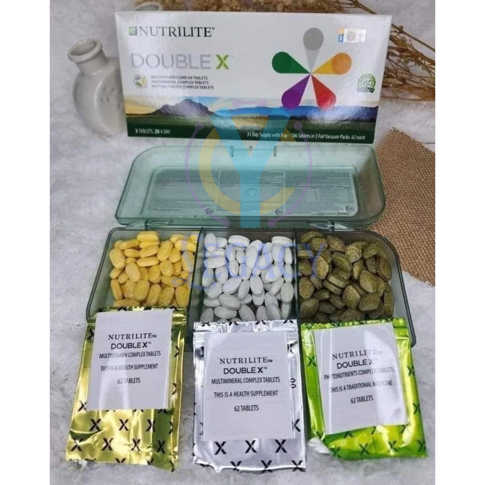 Nutrilite Double X Fitonutriente 31 días Producto MultiVitamínico Nueva Fórmula Mejorada Foto 3 de 4