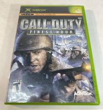 Call of Duty Finest Hour (Xbox, 2004) GREAT CONDITION