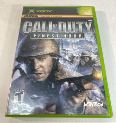 Call of Duty Finest Hour (Xbox, 2004) GREAT CONDITION 