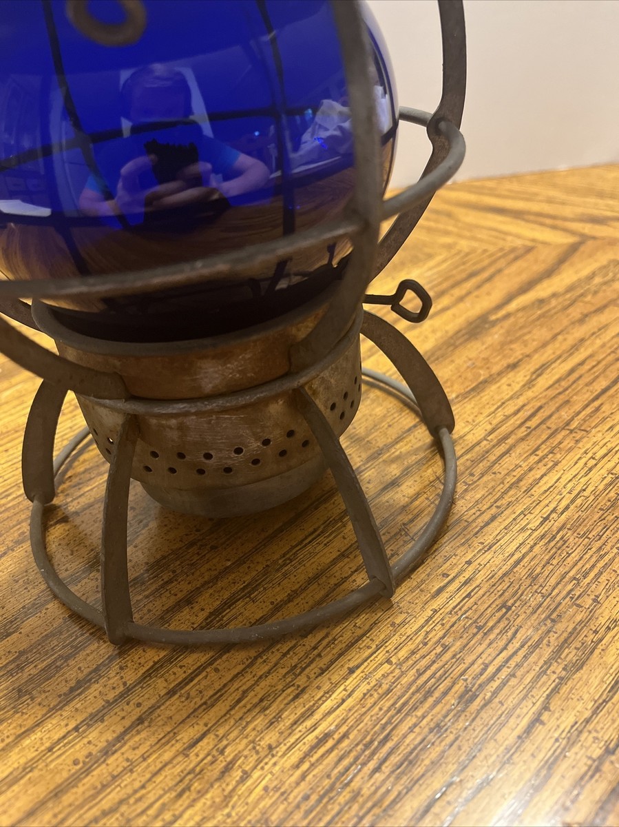 VTG Antique Dressel Arlington Union Railroad U.R.R. Blue