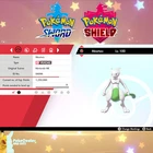✨ Shiny Mewtwo 🔷Event Nintendo Hong Kong 🔷 Pokemon Sword & Shield 🔷 UNTOUCHED