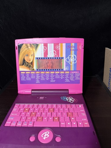 2005 Oregon Scientific: Y2K-VTG Mattel Barbie B-Book Laptop (Working!) - Picture 3 of 14