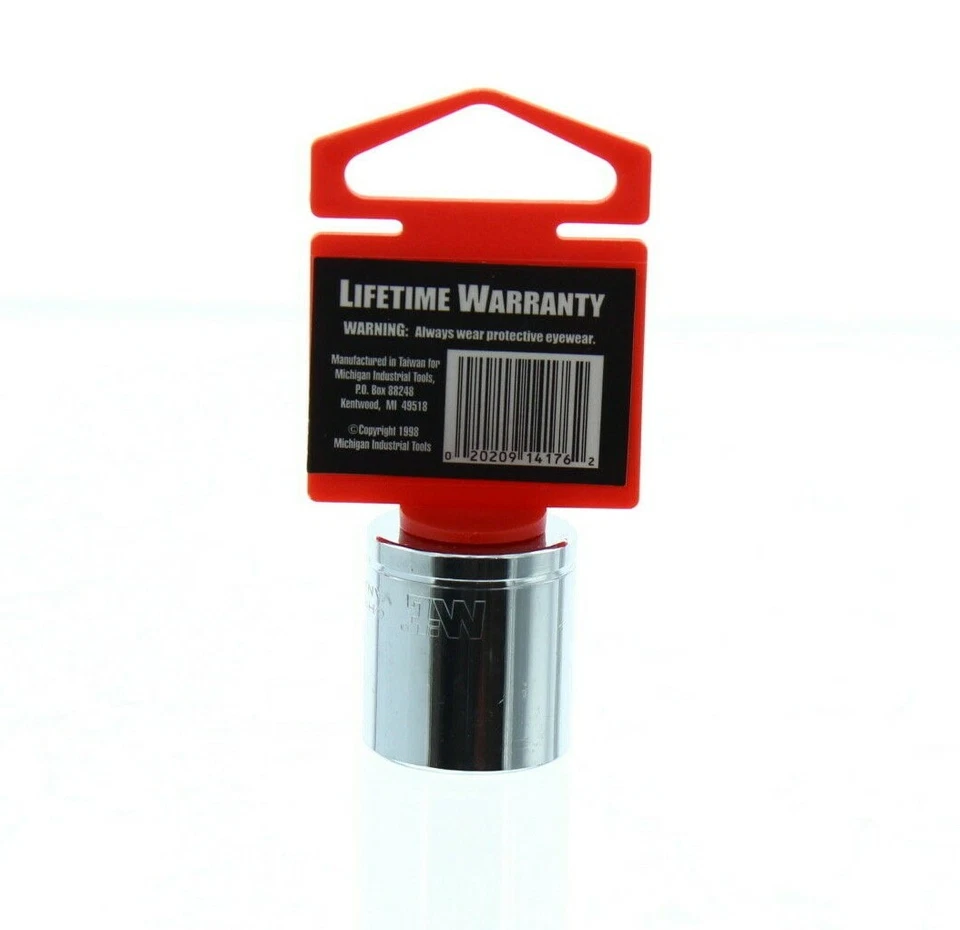 Tekton MIT 3/8 Inch Drive by 21mm Vanadium Steel 12 Point Shallow Socket - Image 2 of 3