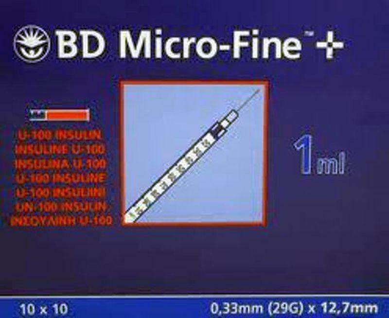 Micro Fine Insulin Syringes U100 1ml 29g X 100 12 7mm For Sale Online Ebay