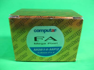 Computar f:8mm F 1.4 FA Mega pixel Edmund Optics 56786 -- M0814-MP2 -- New