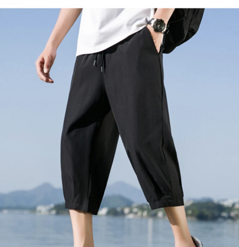 Men's Fashion Wide Leg Pants Dag Quick Dry Casual Loose Fashion Sports Pants
Opens in a new window o