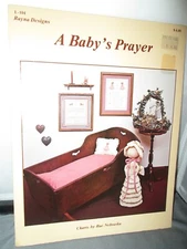 Counted Cross Stitch Sampler Pattern Book - A Baby's Prayer