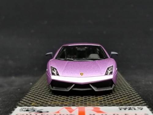 1:43 MR Model Car Lamborghini Gallardo LP570-4 Superleggera Met Violet - Picture 8 of 9