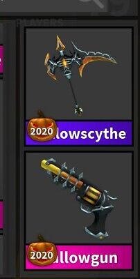 Mm2 Set Bundle 🌙 HALLOWEEN SET ELDERWOOD HALLOWSCYTHE BATWING ALL IN  PICTURE