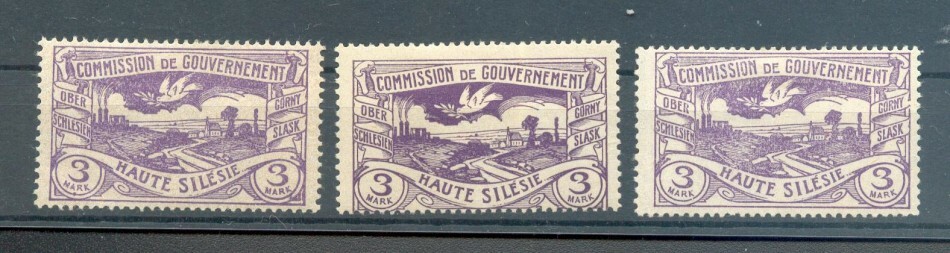 Upper Silesia 28aI,III,IV ABART * MH BPP (G3351