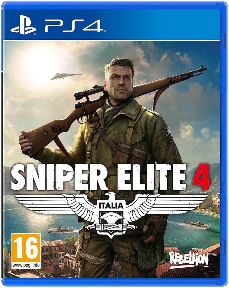 Sniper Elite 4 Italia PS4 Game PlayStation 4 (Factory Sealed)