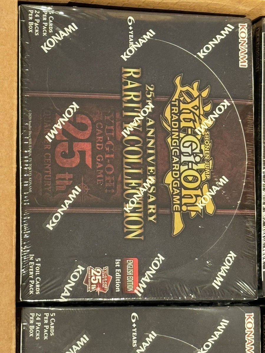 Yu-Gi-Oh! 25th Anniversary Rarity Collection Booster Box Display