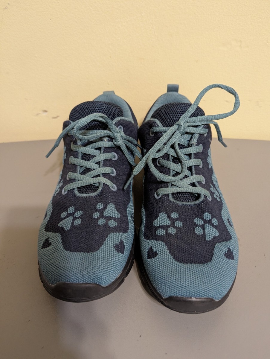 ANIMAL RESCUE SITE Paw Print Women's Size 10 Sneakers Shoes