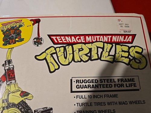 1990 Teenage Mutant Ninja Turtles Tricycle Brand New Factory Sealed Must See - Picture 4 of 12