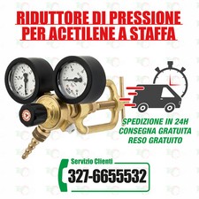 Riduttore di pressione Oxyturbo Mini Acetilene a staffa