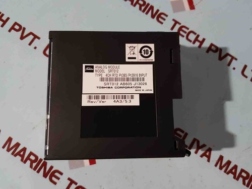 TOSHIBA SRT012 ANALOG MODULE 4CH RTD PT385/PT3916 - Picture 4 of 7