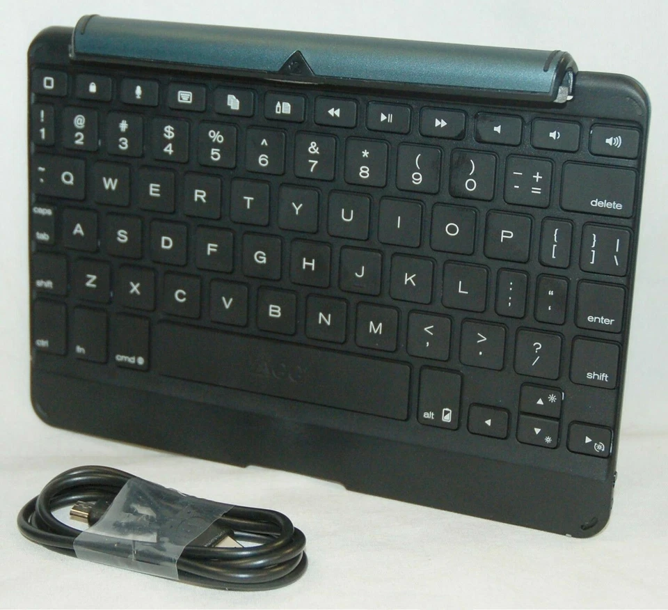 Zagg Keys iPad 1 Mini BLACK Full Keys Bluetooth 7" Keyboard Case Stand Cover yo - Image 3 of 4