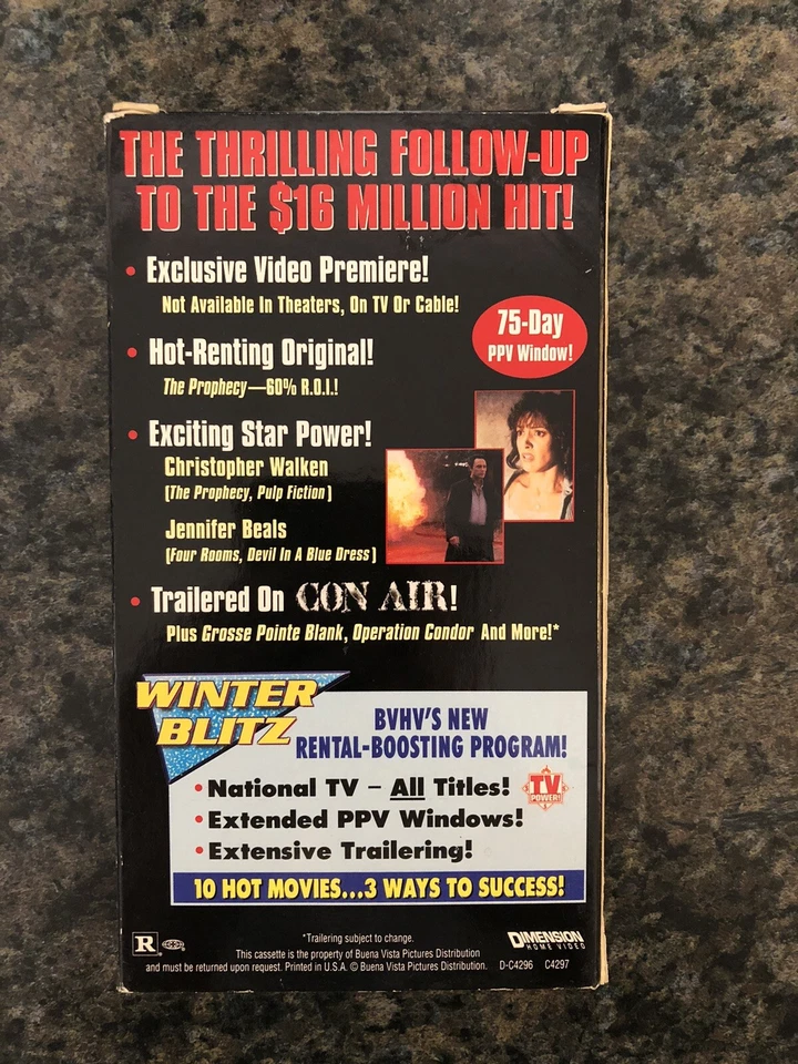 The Prophecy 2 VHS Video PROMO Screener Christopher Walken - Image 2 of 4
