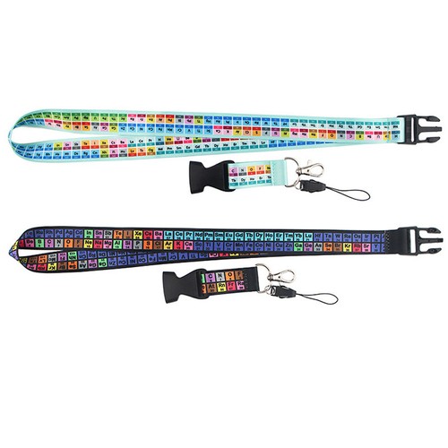 Chemistry Periodic Table of Elements Lanyards Key Chain Neck Straps Phone Ro_ex - Zdjęcie 10 z 14