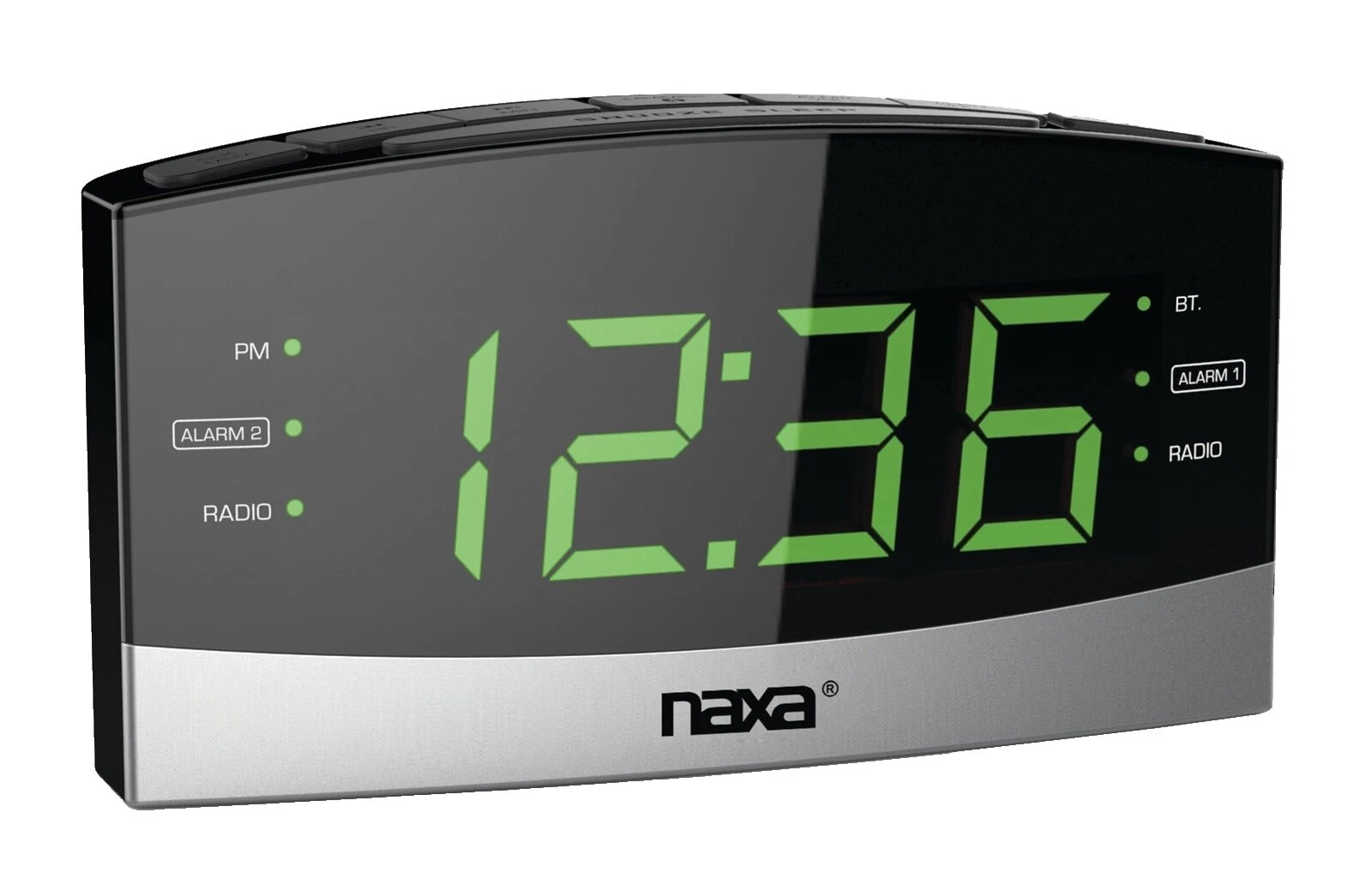 Reloj Despertador Naxa AM/FM Radio y Radio Reloj