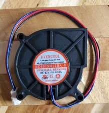 New Evercool 60mm x 15mm 12V DC Dual Ball Bearing Blower Fan 3 pin EC6015H12BA-B