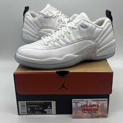 AIR JORDAN12(オリジナル) Size 8 - Jordan 12 Retro Low Easter Brand New Og All White
