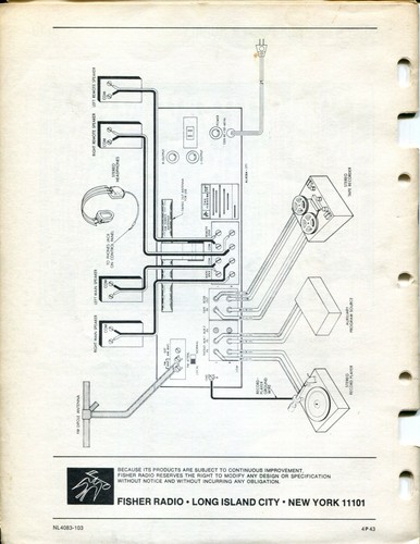 Vntg Fisher Model 203 Stereophonic Receiver Service Manual (Beg Serial #10001) - Picture 3 of 3