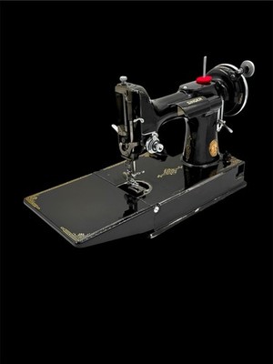 1933 SCHOOL BELL SINGER FEATHERWEIGHT 221 SEWING MACHINE HULL - MISSING 9  PARTS