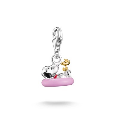 THOMAS SABO x Peanuts  Snoopy mit Woodstock im Schwimmring 925 Silber 2244-427-7