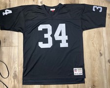 Mitchell & Ness Mens Bo Jackson Raiders Jersey 1988 NFL  Size XL 48