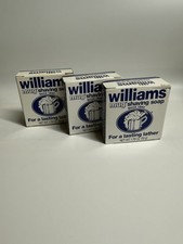 Williams Mug Shaving Soap Bar For A Lasting Lather 1 .75 OZ NEW Set Of 3