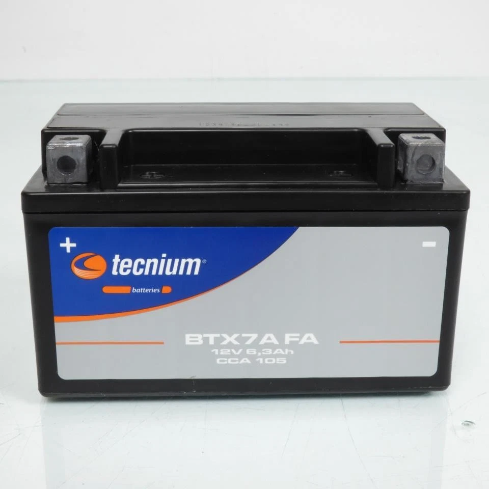 Batterie SLA Tecnium pour Moto Hyosung 125 Rt Karion 2002 à 2015 YTX7A / 12V - Photo 2/2
