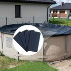 4pcs Pool Cover Repair Patches SelfStick Waterproof PE Material for Swimming