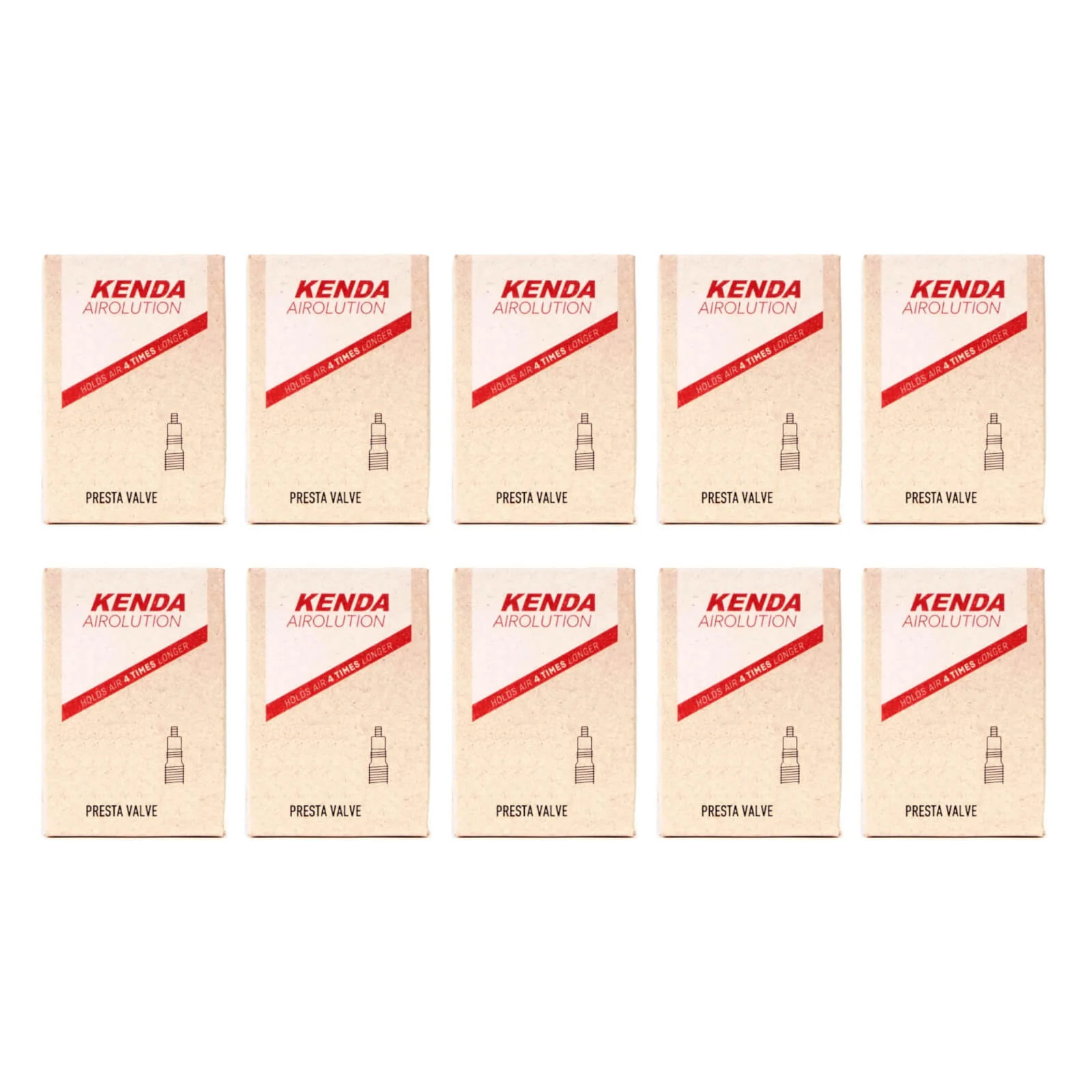 Kenda Airolution 26x2.0-2.4"" 26 Inch Presta Valve Bike Inner Tube Pack of 10