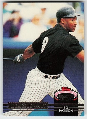 1992 Stadium Club Members Only #NNO Bo Jackson MULTISPORT Chicago White Sox