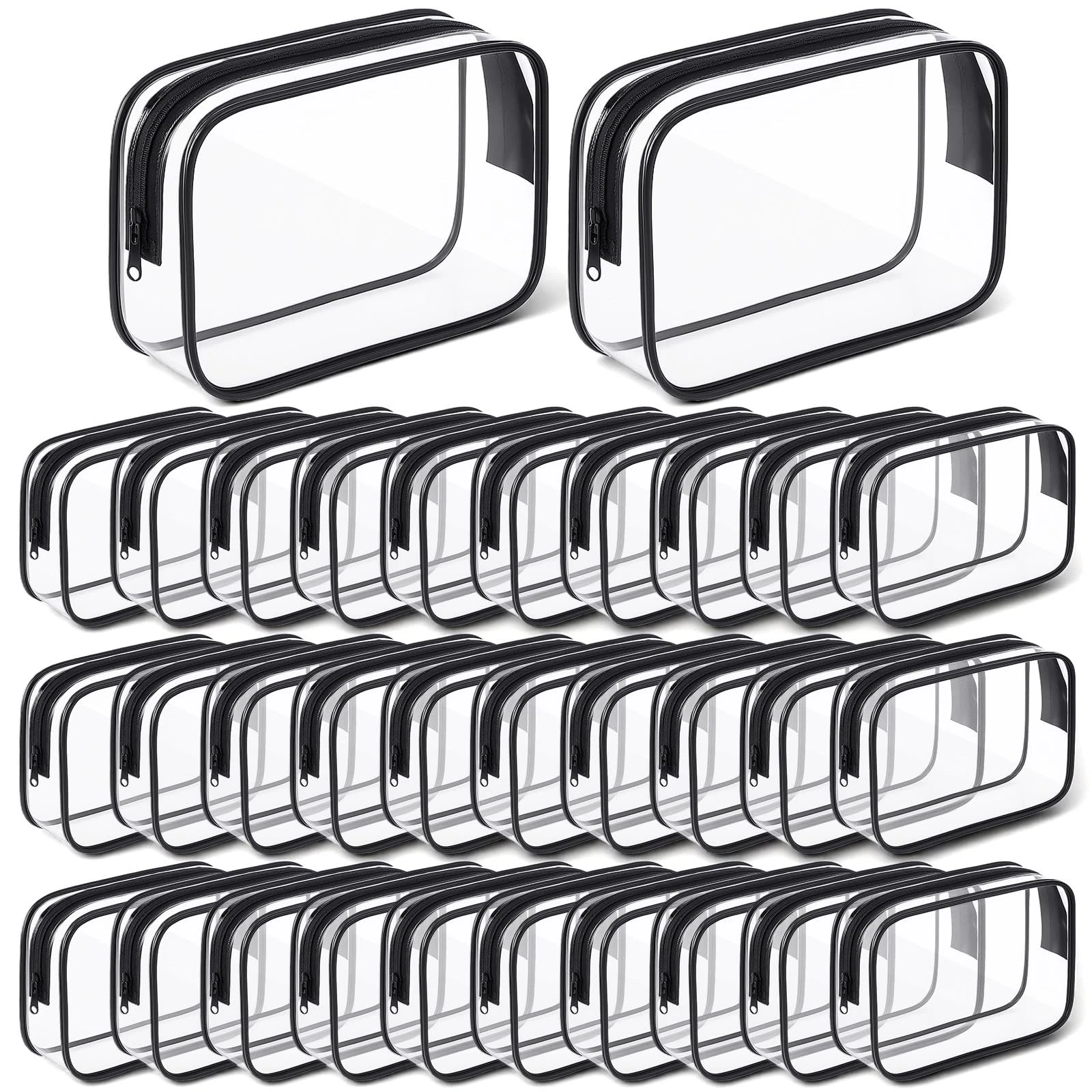 Lemecima 32 Pieces Clear Makeup Bags Bulk Travel Toiletry Bags Transparent Co...
Opens in a new wind