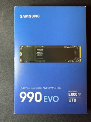 2TB Samsung 990 EVO M.2 2280 PCIe 4.0 x4 NVMe SSD 5000MB/s M2